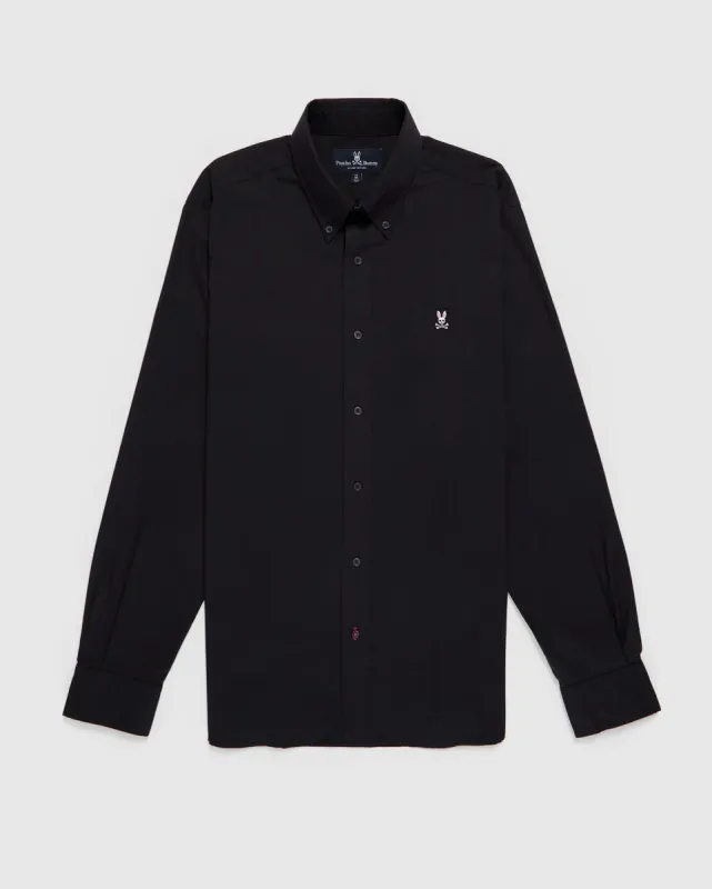MENS CLASSIC POPLIN LONG SLEEVE SHIRT - B6C911S1PC sold by Psycho Bunny