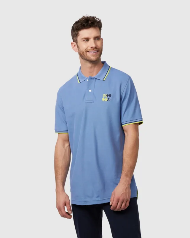 MENS WINTON PIQUE POLO SHIRT - B6K841A2PC sold by Psycho Bunny