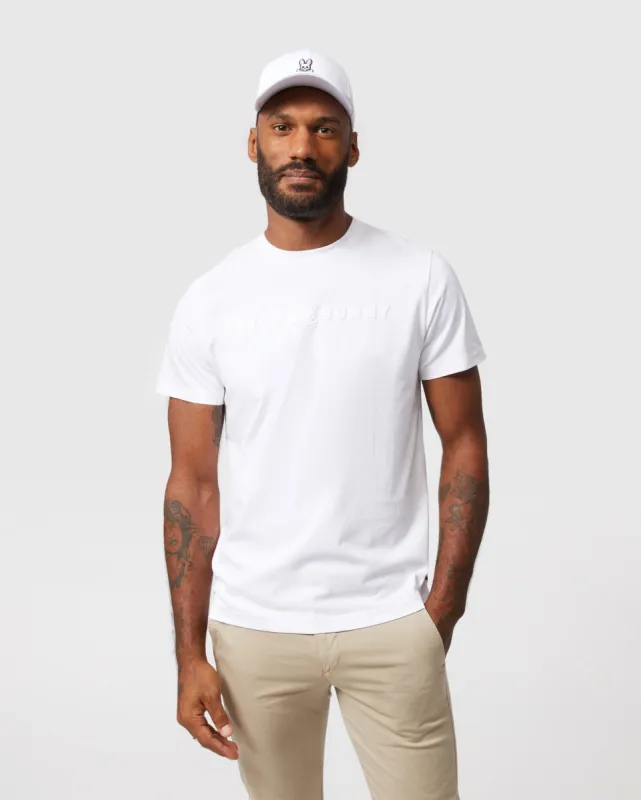 MENS ROYCE FLOCKING GRAPHIC TEE - B6U248W1PC sold by Psycho Bunny