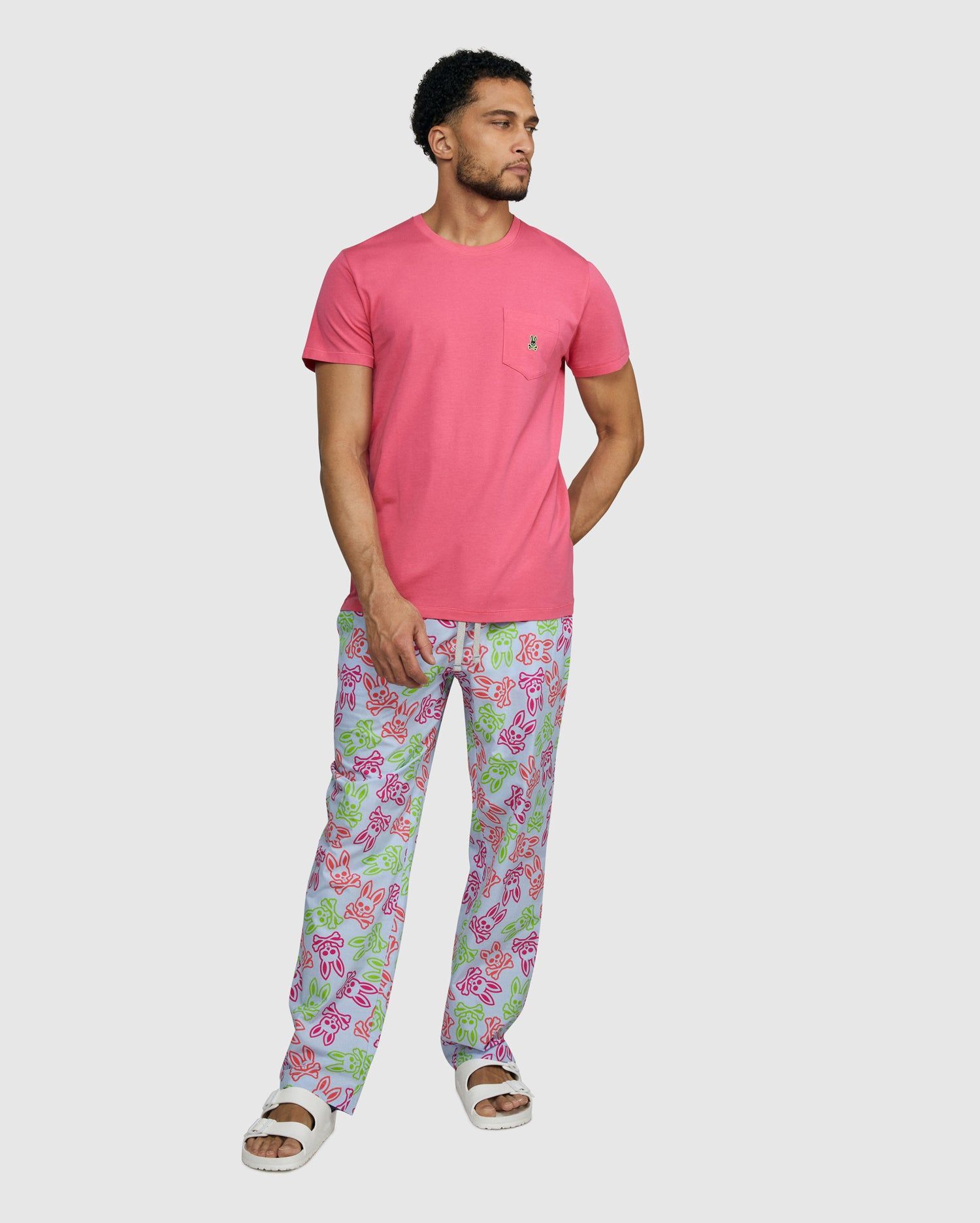 MENS POPLIN LOUNGE PANT - B6P352S1PP sold by Psycho Bunny product image thumbnail 3