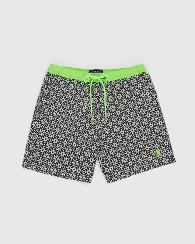 MENS LOS ANGELES PRINTED SWIM TRUNK - B6W822Z1PO sold by Psycho Bunny