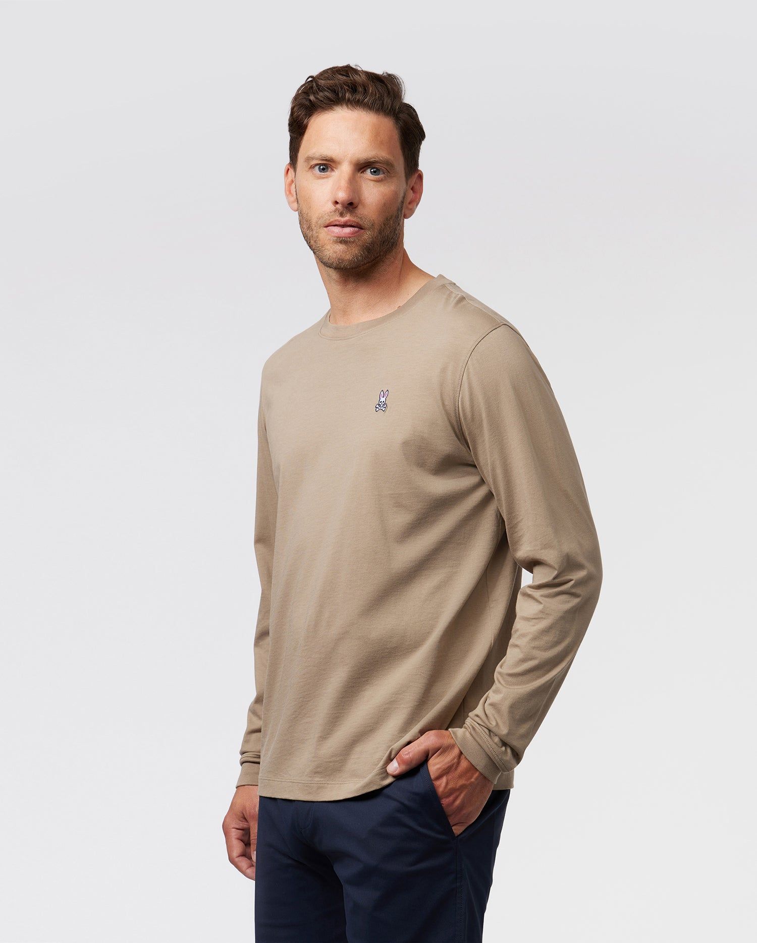 MENS CLASSIC LONG SLEEVE CREW NECK - B6T422Z1PC sold by Psycho Bunny product image thumbnail 2