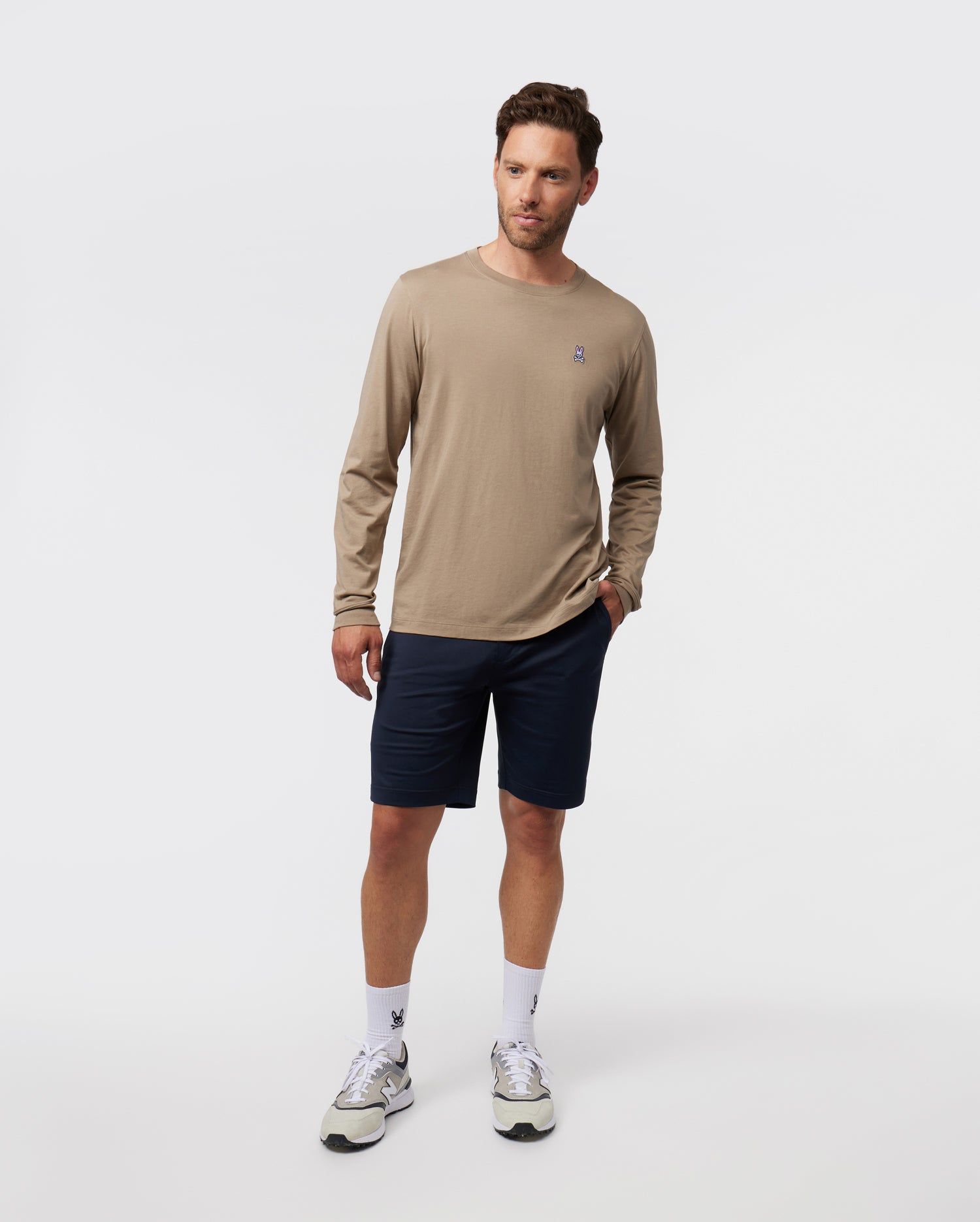 MENS CLASSIC LONG SLEEVE CREW NECK - B6T422Z1PC sold by Psycho Bunny product image thumbnail 5