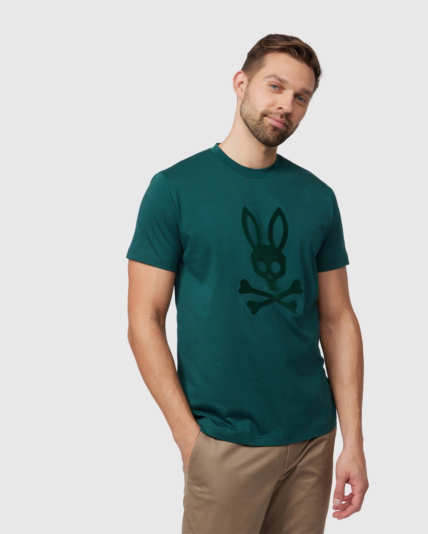 MENS SAN FRANCISCO FLOCKING GRAPHIC TEE - B6U810A2PC sold by Psycho Bunny product image thumbnail 2