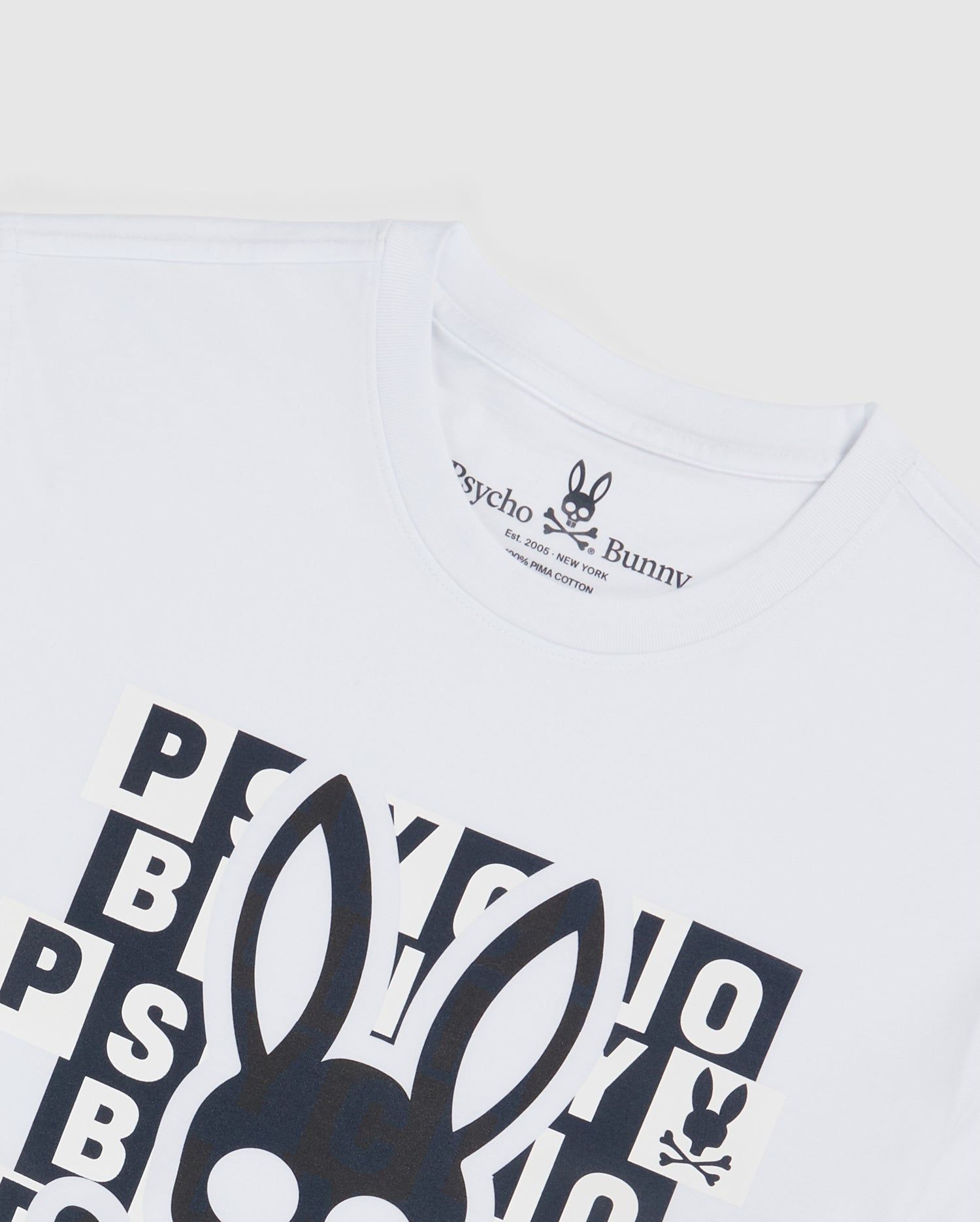 MENS BIG AND TALL HAMMING BUNNY GRAPHIC TEE - B9U333W1PC sold by Psycho Bunny product image thumbnail 2