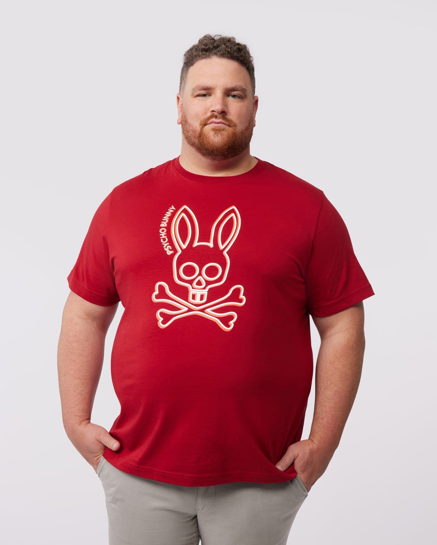 MENS BIG AND TALL GRESHAM HIGH DENSITY GRAPHIC TEE - B9U163W1PC sold by Psycho Bunny product image thumbnail 2