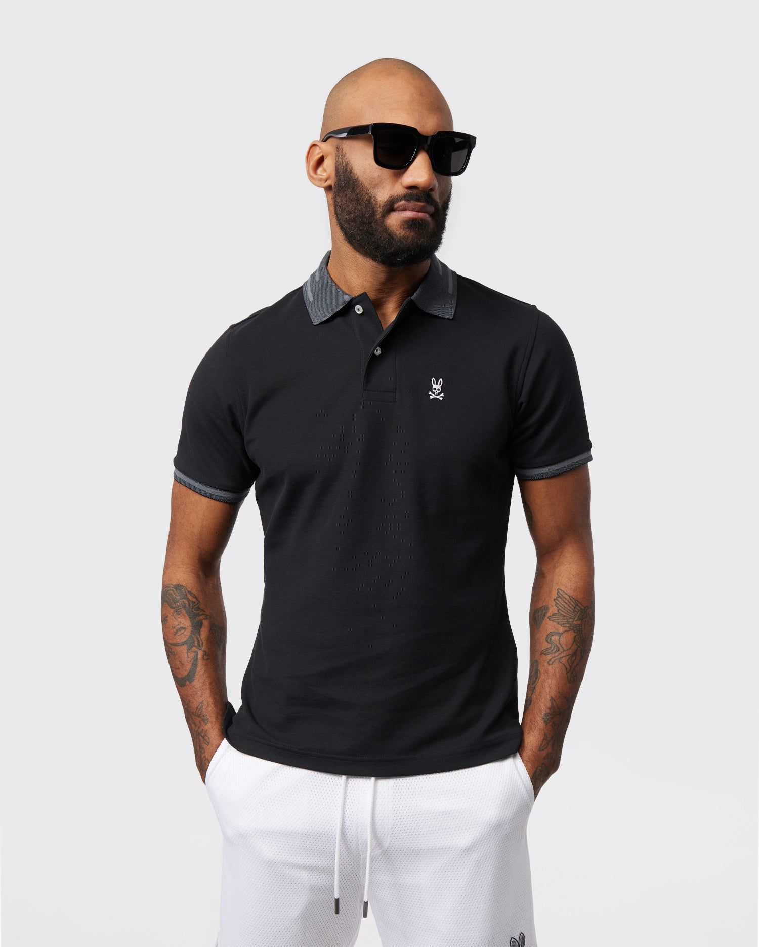 MENS STRYPE FASHION POLO - B6K803X1PC sold by Psycho Bunny
