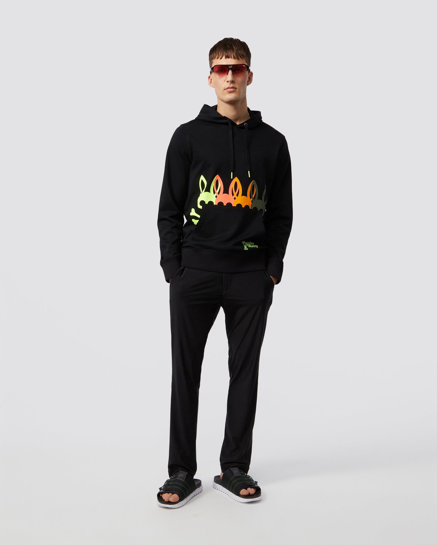 MENS LAFAYETTE BUNNY LOGO HOODIE - B6H966U1FT sold by Psycho Bunny product image thumbnail 4