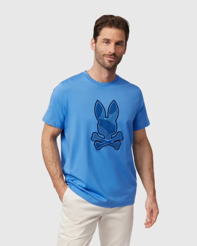MENS LENOX EMBROIDERED GRAPHIC TEE - B6U405B200 sold by Psycho Bunny