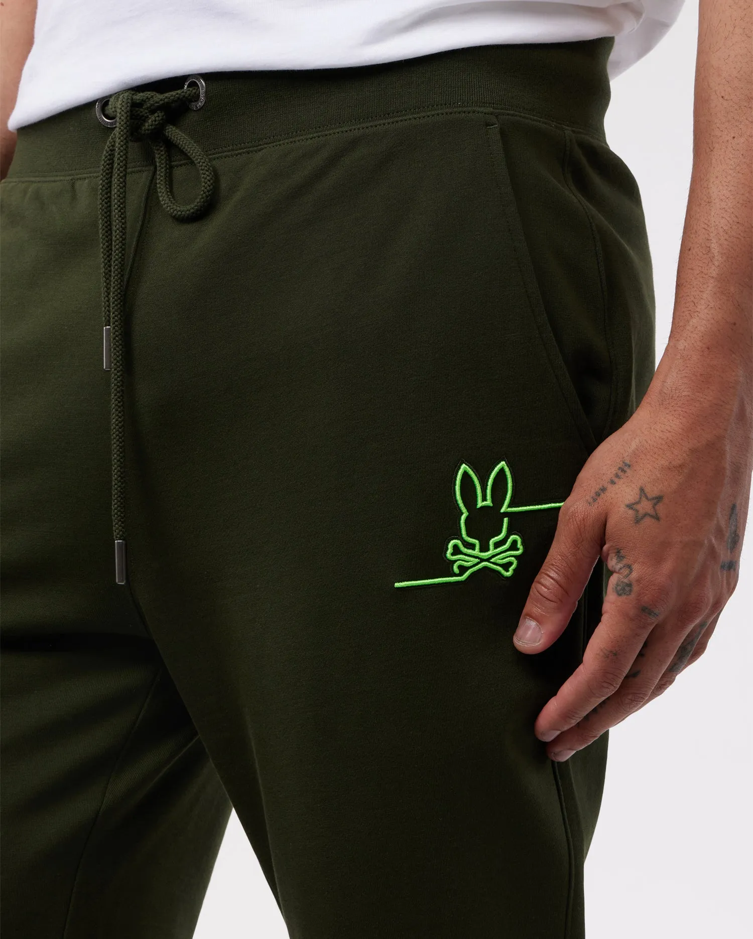 MENS CHESTER EMBROIDERED SWEATPANT - B6P359Z1FT sold by Psycho Bunny product image thumbnail 3