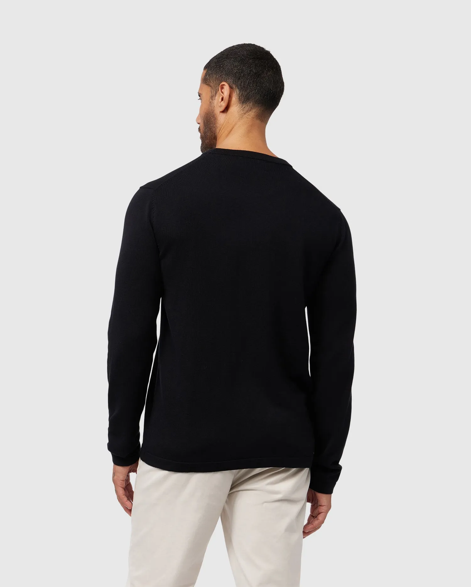 MENS LENNOX MERINO BLEND SWEATER - B6E743A2SW sold by Psycho Bunny product image thumbnail 5