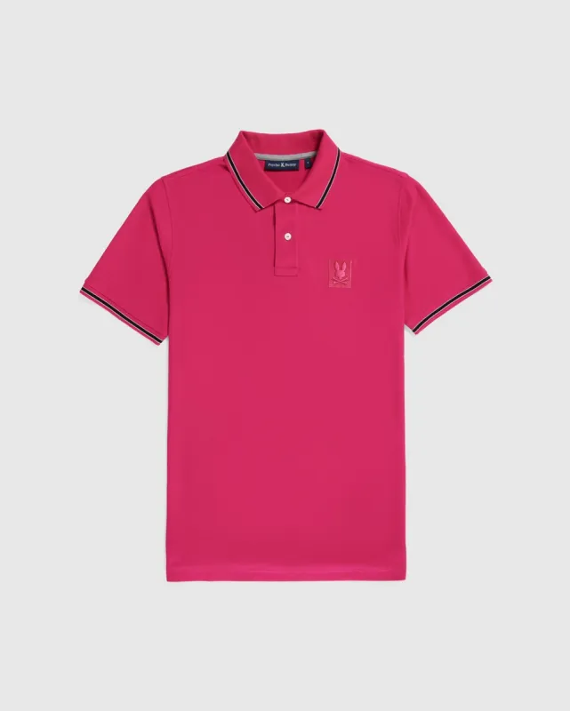 MENS YORKVILLE EMBROIDERED PIQUE POLO - B6K328Z1PC sold by Psycho Bunny