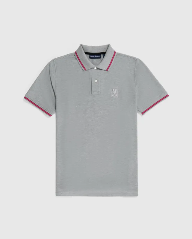 MENS YORKVILLE EMBROIDERED PIQUE POLO - B6K328Z1PC sold by Psycho Bunny