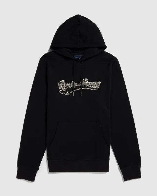 MENS SHILOH TWILL EMBROIDERED HOODIE - B6H445Z1FT sold by Psycho Bunny