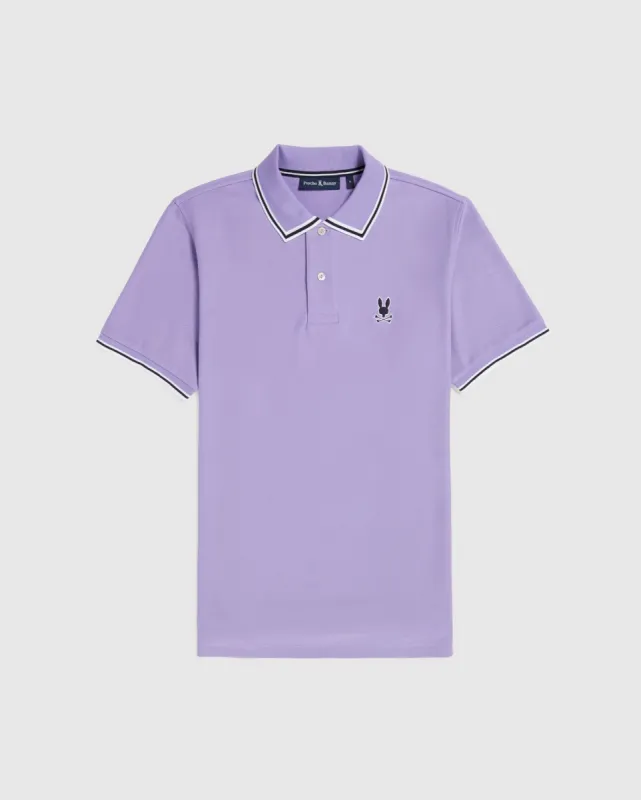 MENS LAMBERT PIQUE POLO - B6K402Z1PC sold by Psycho Bunny