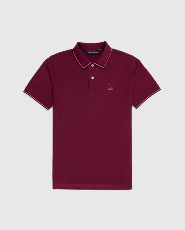 MENS LAMBERT PIQUE POLO - B6K402Z1PC sold by Psycho Bunny