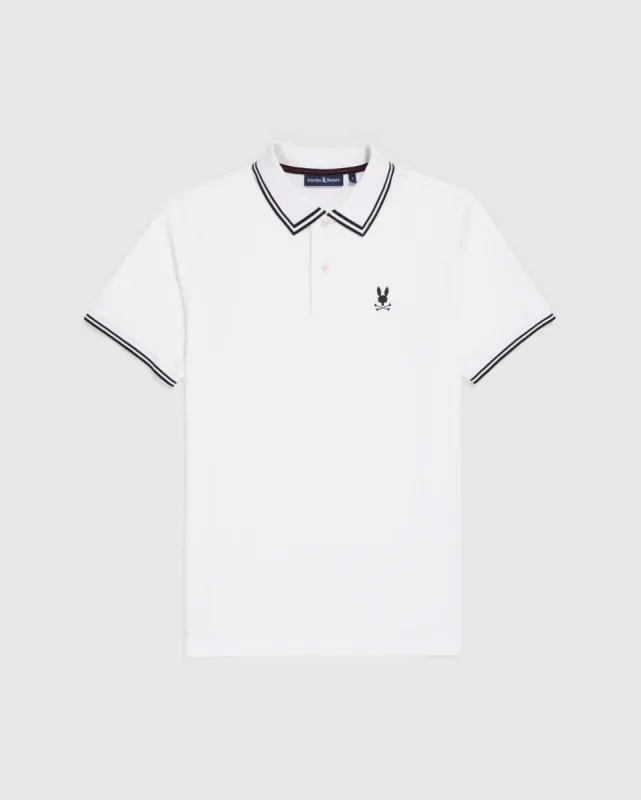 MENS LAMBERT PIQUE POLO - B6K402Z1PC sold by Psycho Bunny