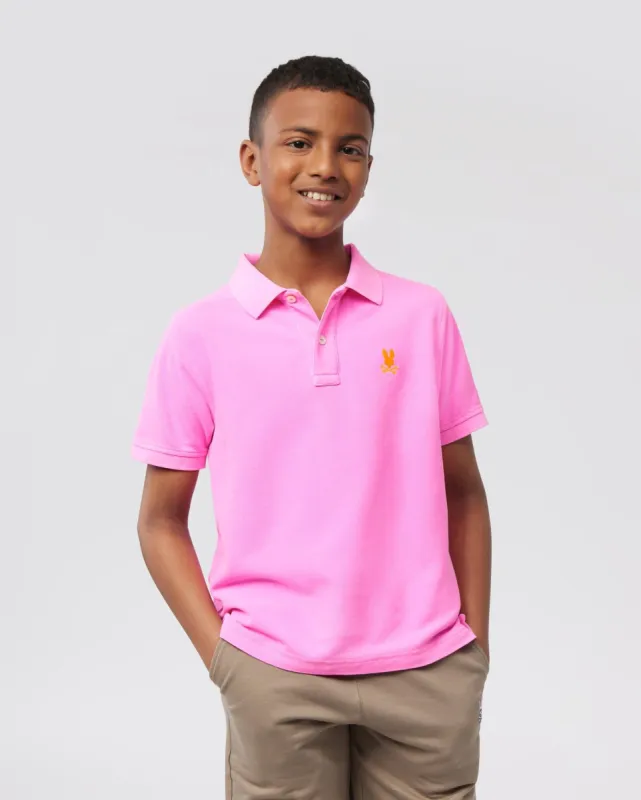 KIDS PARAMOUNT PIQUE POLO - B0K166Y1PC made by Psycho Bunny