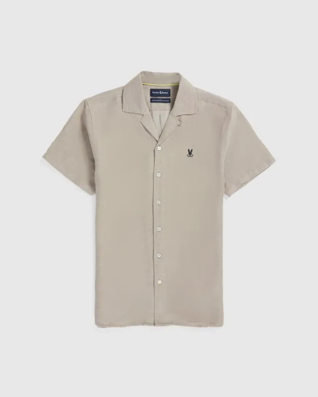 MENS HUMBLE LINEN SHIRT - B6Q148Y1SH sold by Psycho Bunny