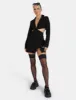 Cut Out Chain Waist Blazer Dress Black sold by Public Desire