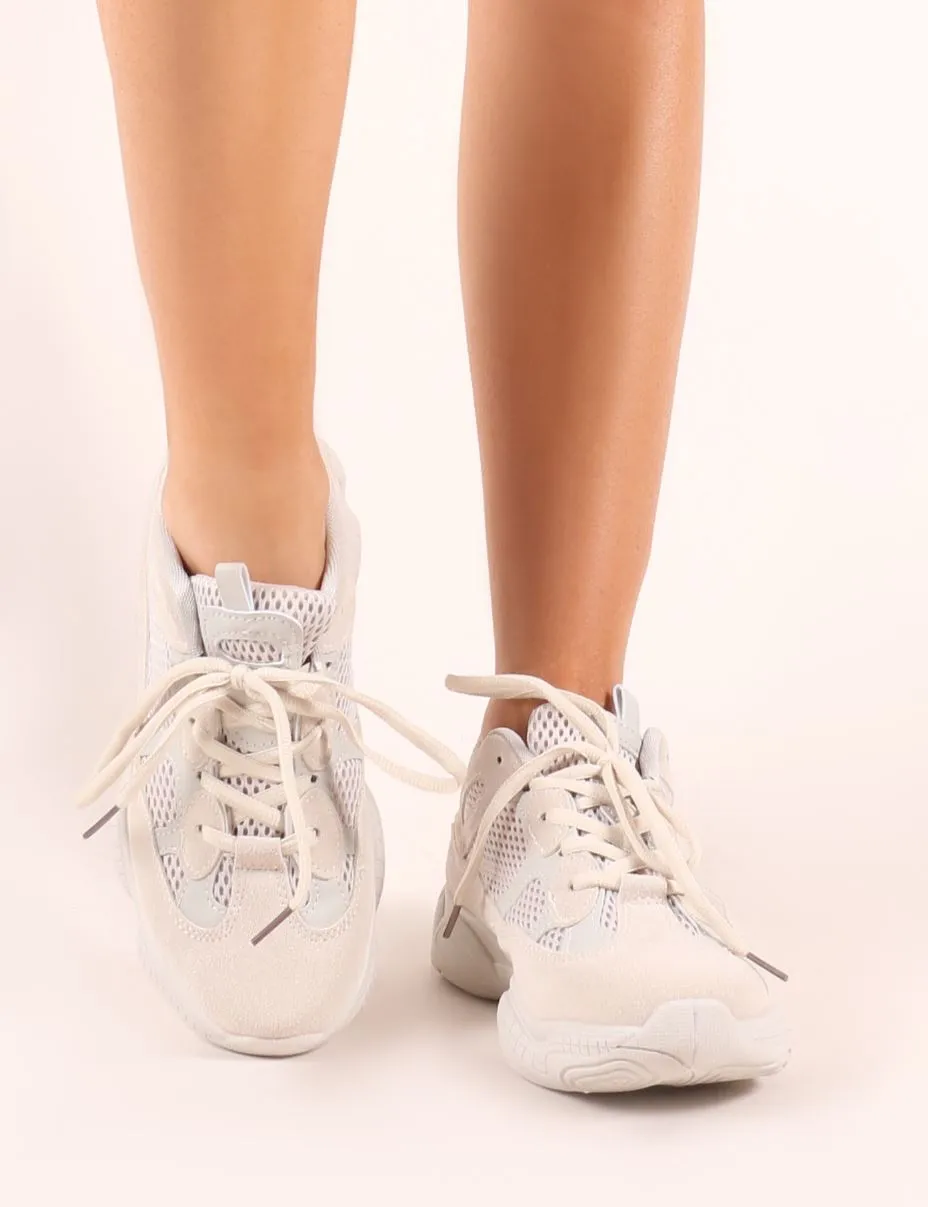 Kaidee Chunky Trainers in Sand sold by Public Desire product image thumbnail 4