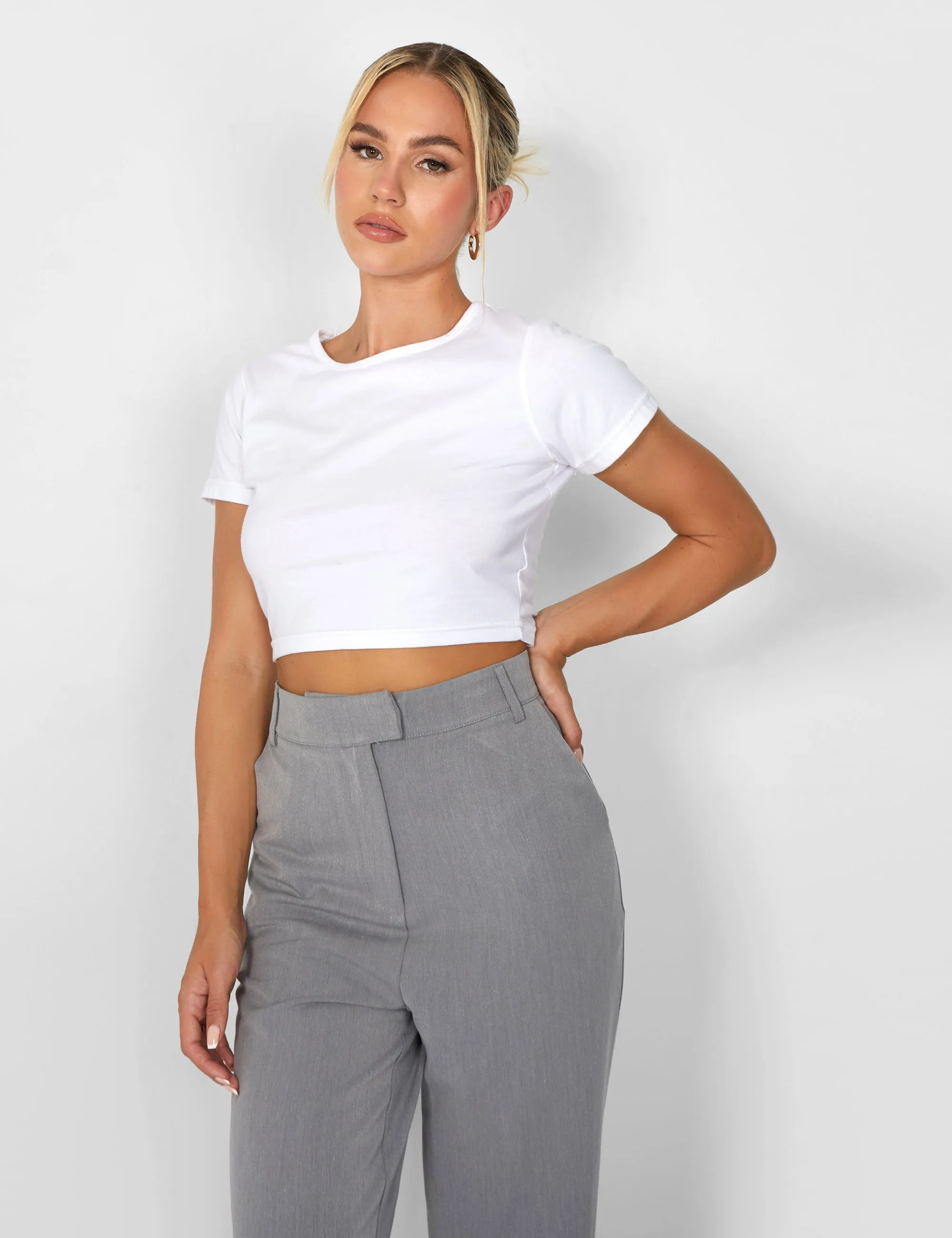 FITTED TSHIRT WHITE sold by Public Desire product image thumbnail 2