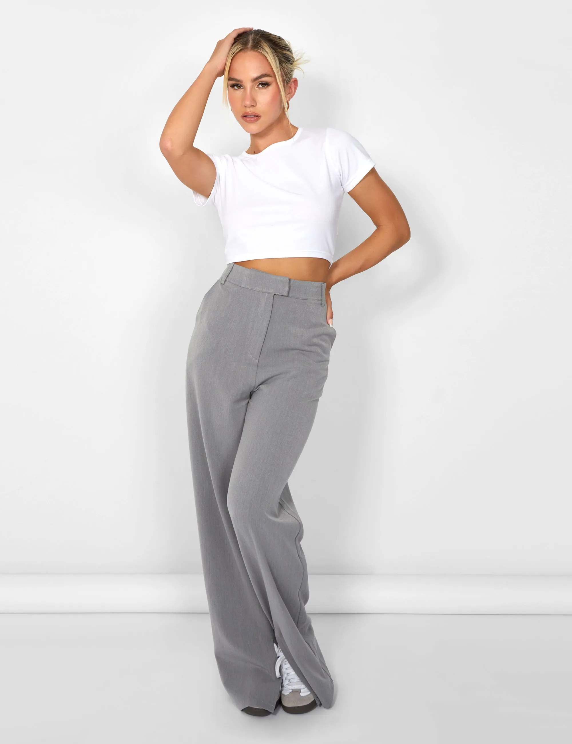 FITTED TSHIRT WHITE sold by Public Desire product image thumbnail 3