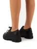 Candid Black Chunky Sole Lace Up Creeper sold by Public Desire