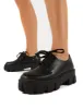 Candid Black Chunky Sole Lace Up Creeper sold by Public Desire