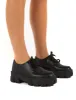 Candid Black Chunky Sole Lace Up Creeper sold by Public Desire
