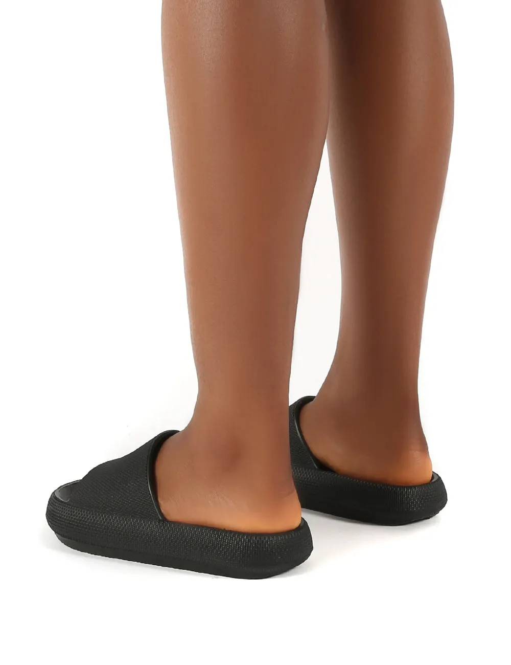 Solar Black Rubber Flat Slider sold by Public Desire product image thumbnail 2