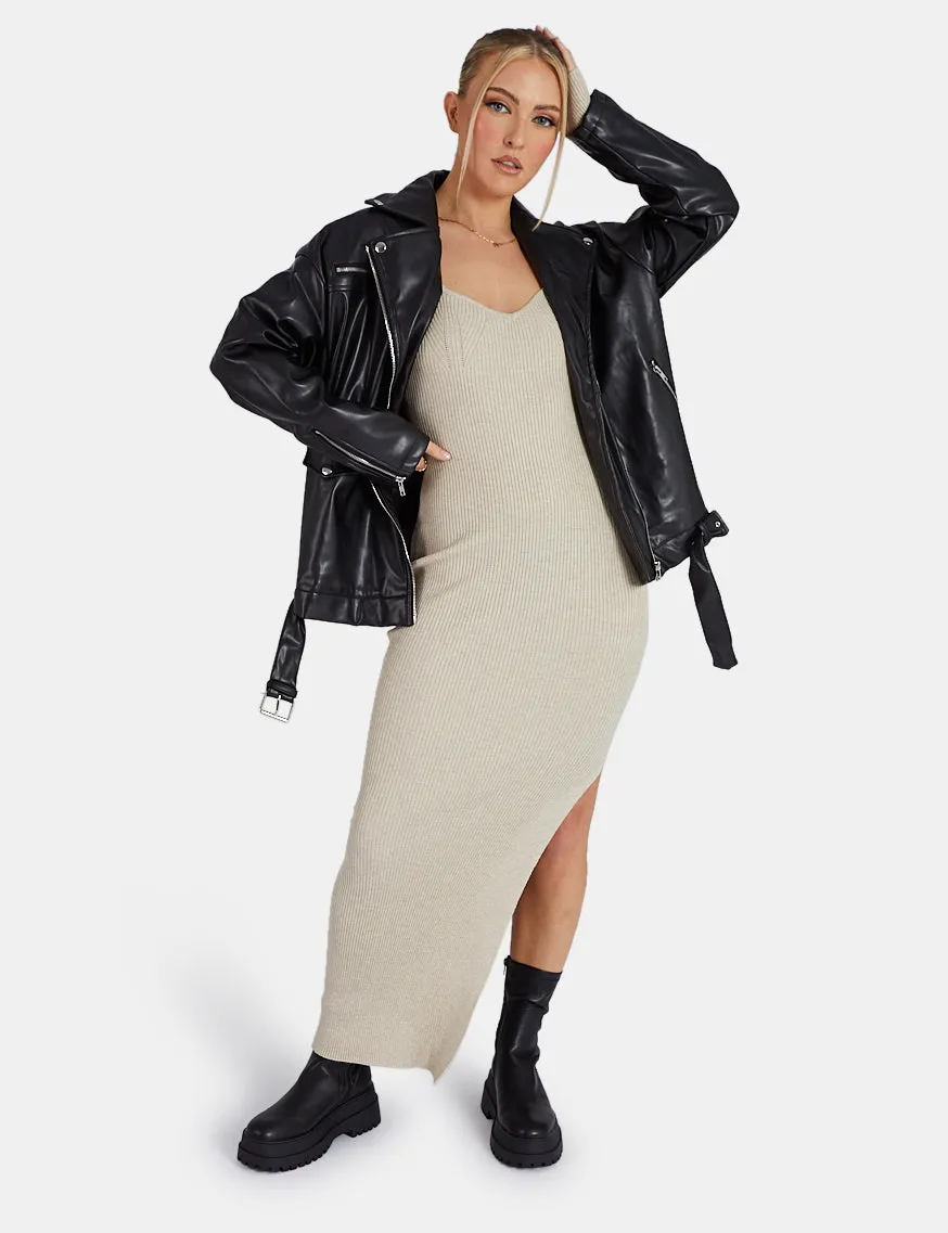 Pu Biker Jacket Black sold by Public Desire product image thumbnail 2