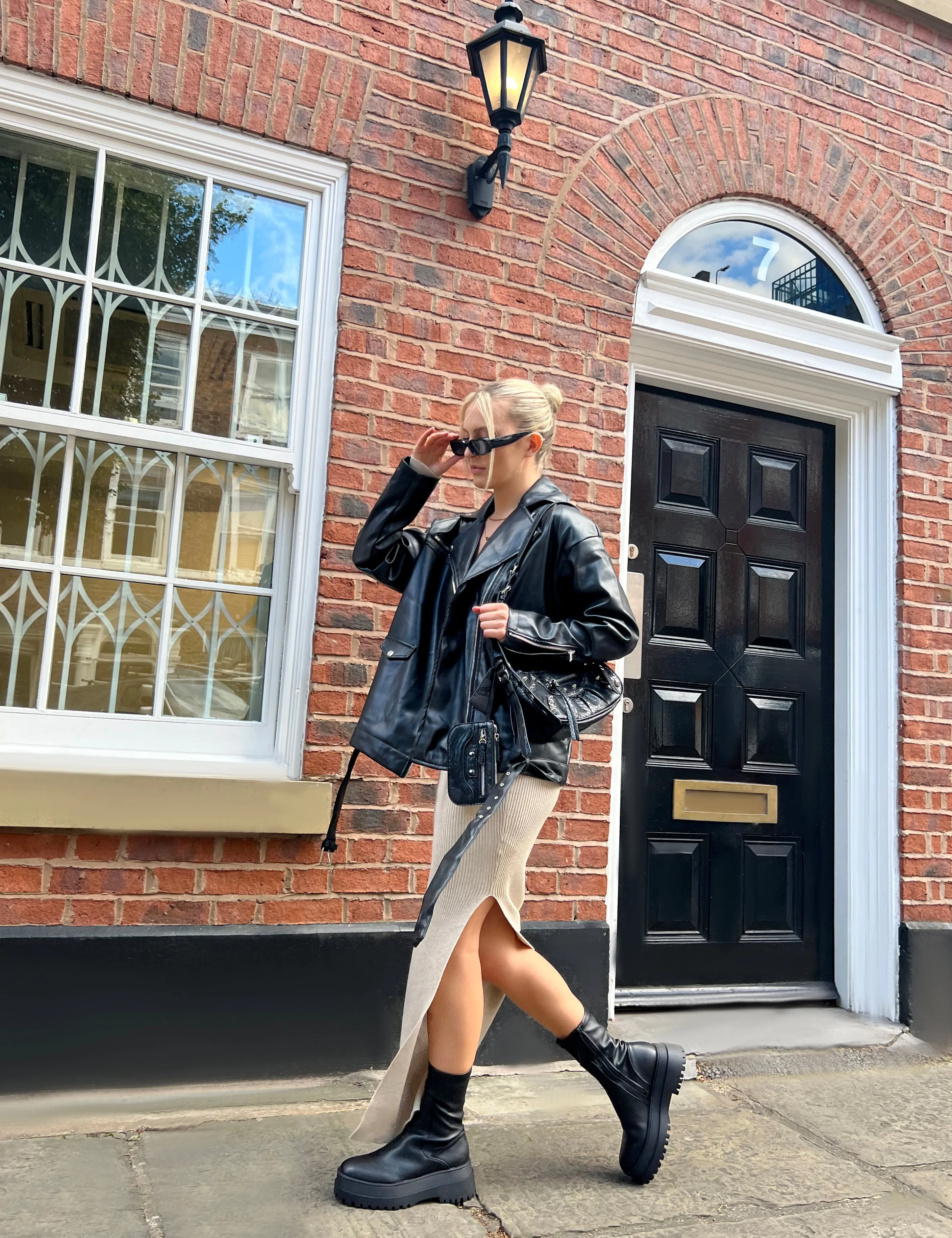 Pu Biker Jacket Black sold by Public Desire product image thumbnail 4