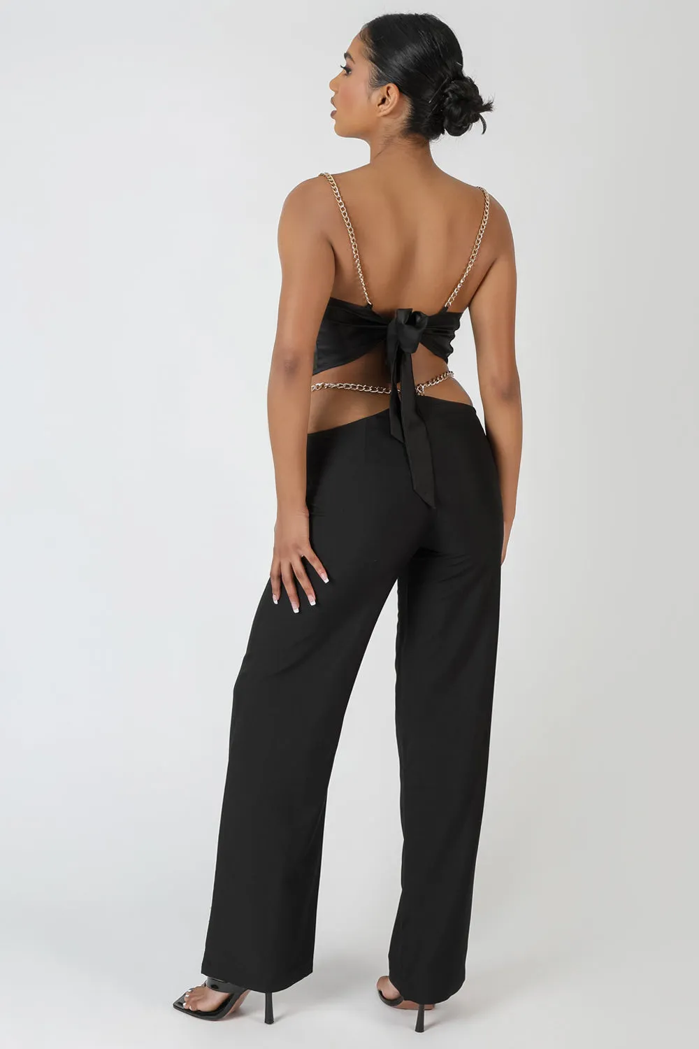 Chain Detail Trouser Black sold by Public Desire product image thumbnail 5