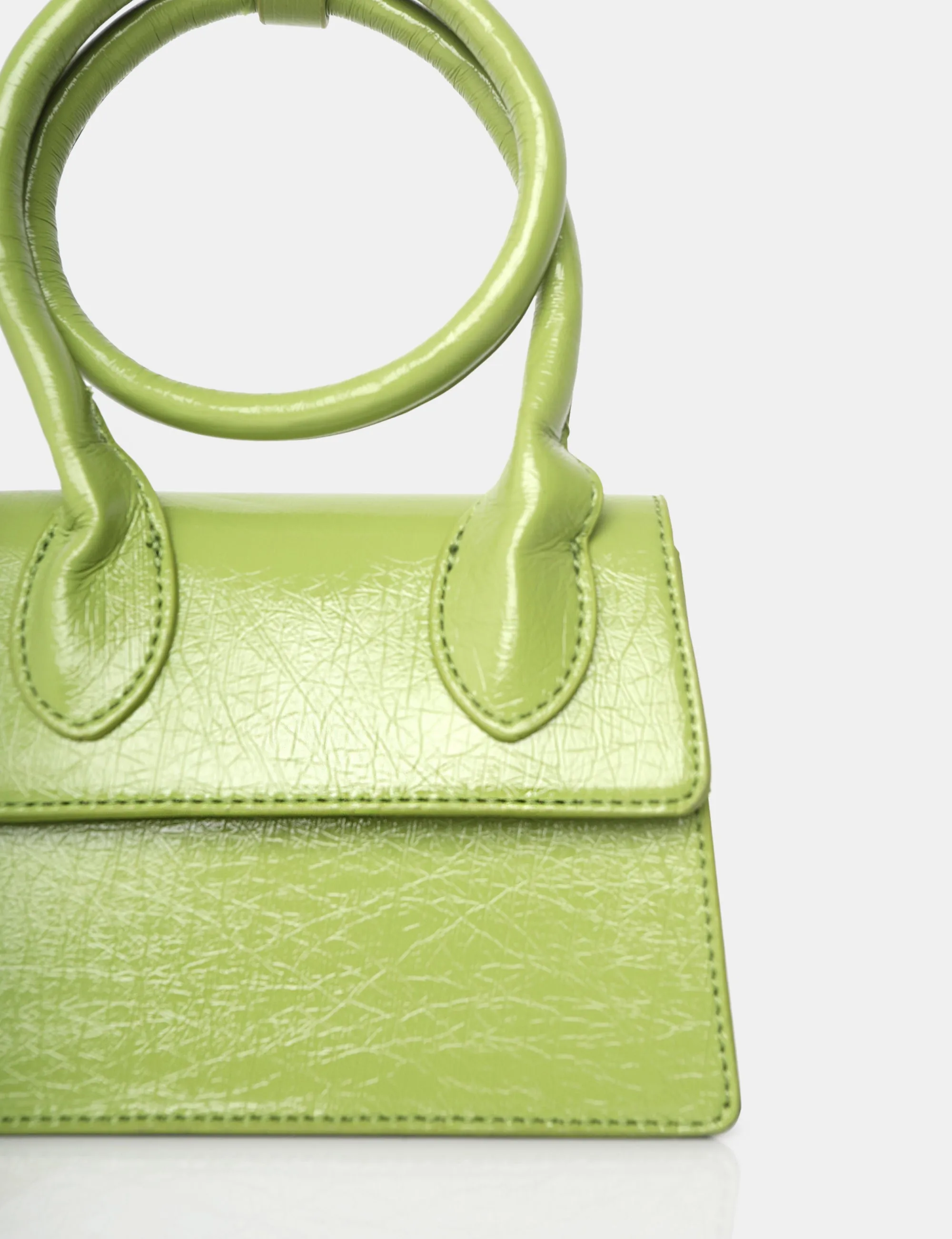 The Milan Metallic Green Pu Crossbody Mini Bag sold by Public Desire product image thumbnail 3