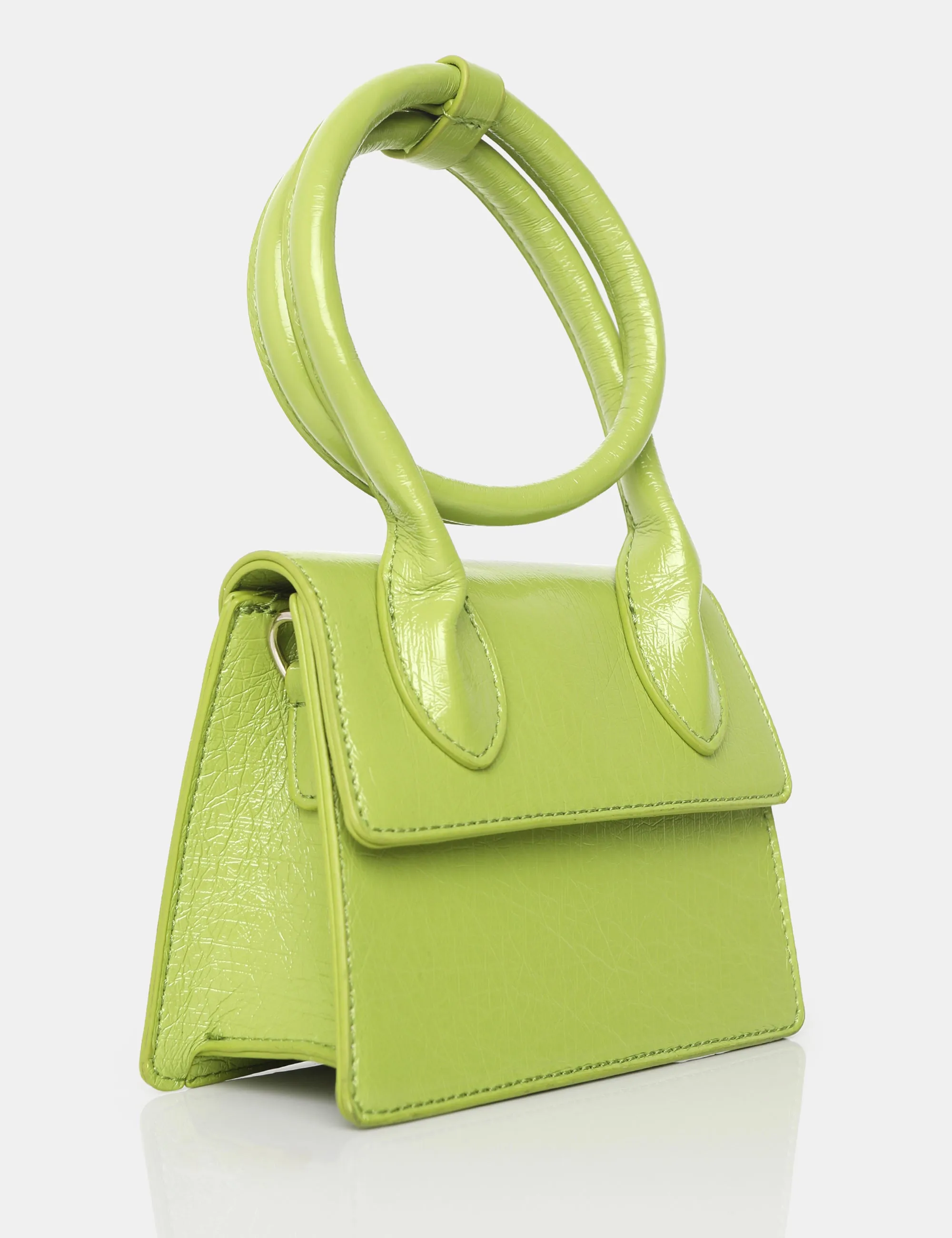 The Milan Metallic Green Pu Crossbody Mini Bag sold by Public Desire product image thumbnail 2