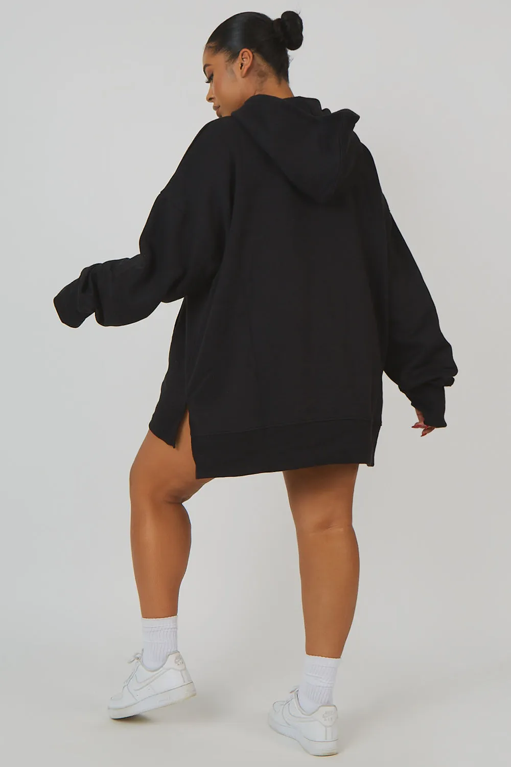 Curve Oversized Text Hoody Black sold by Public Desire product image thumbnail 4