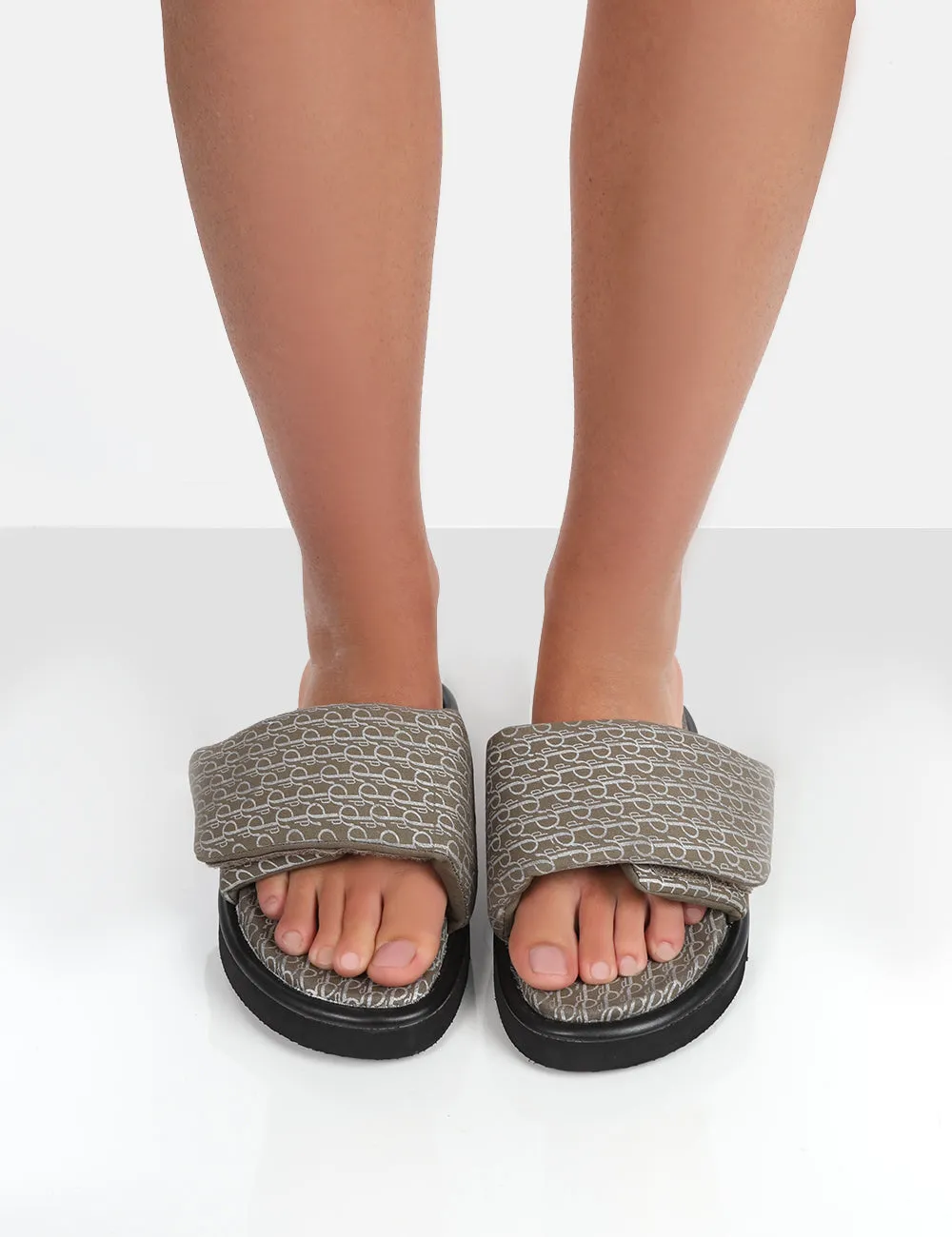 Sweeter Multi Print Padded Slide Sandals sold by Public Desire product image thumbnail 2