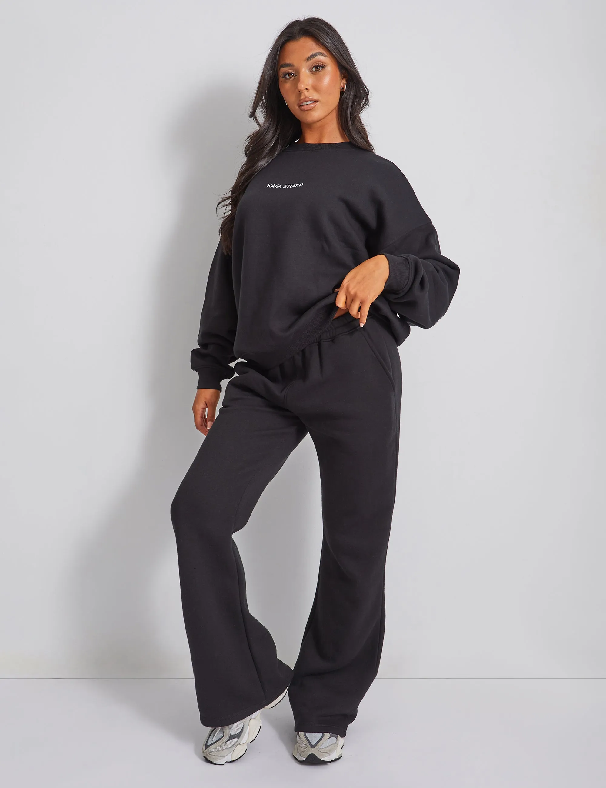 Kaiia Studio Oversized Sweatshirt Black sold by Public Desire product image thumbnail 3