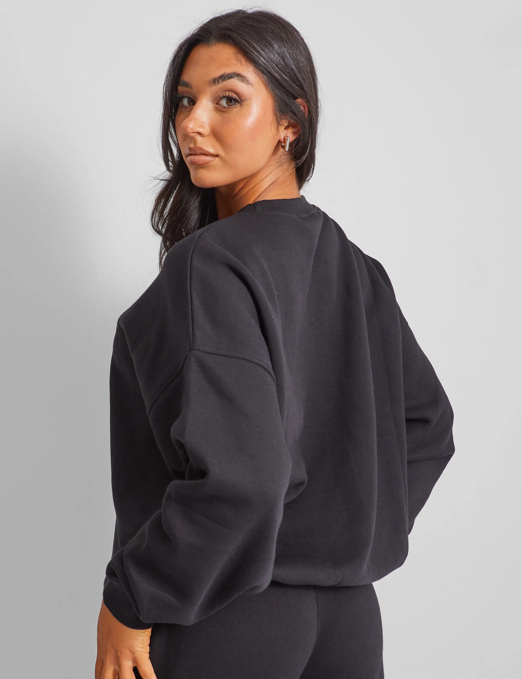Kaiia Studio Oversized Sweatshirt Black sold by Public Desire product image thumbnail 4