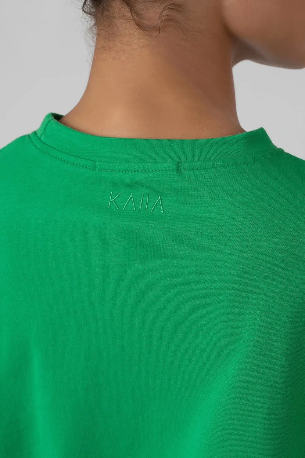 Long Sleeve Oversized T Shirt Green sold by Public Desire product image thumbnail 2