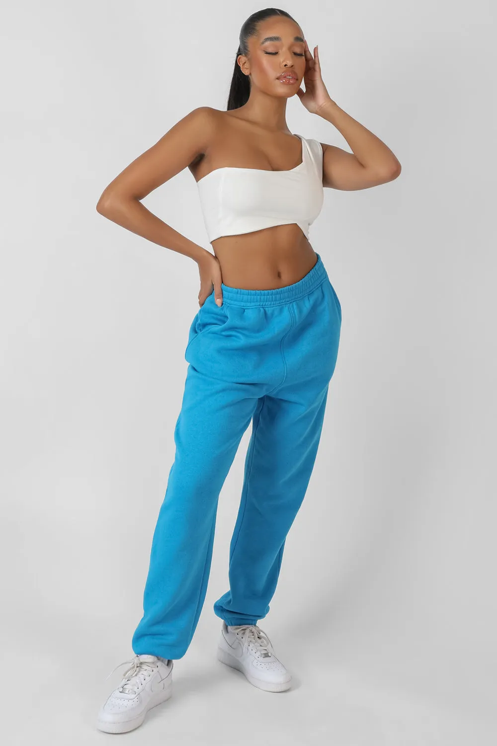 90's Oversized Joggers AI Blue sold by Public Desire product image thumbnail 2