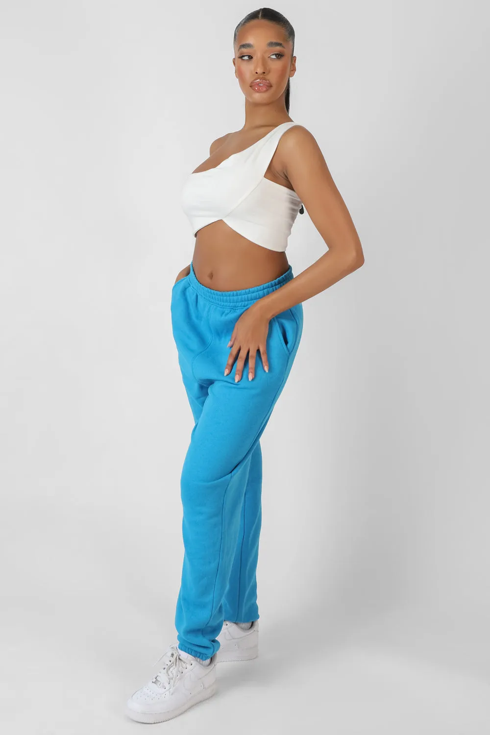90's Oversized Joggers AI Blue sold by Public Desire product image thumbnail 3