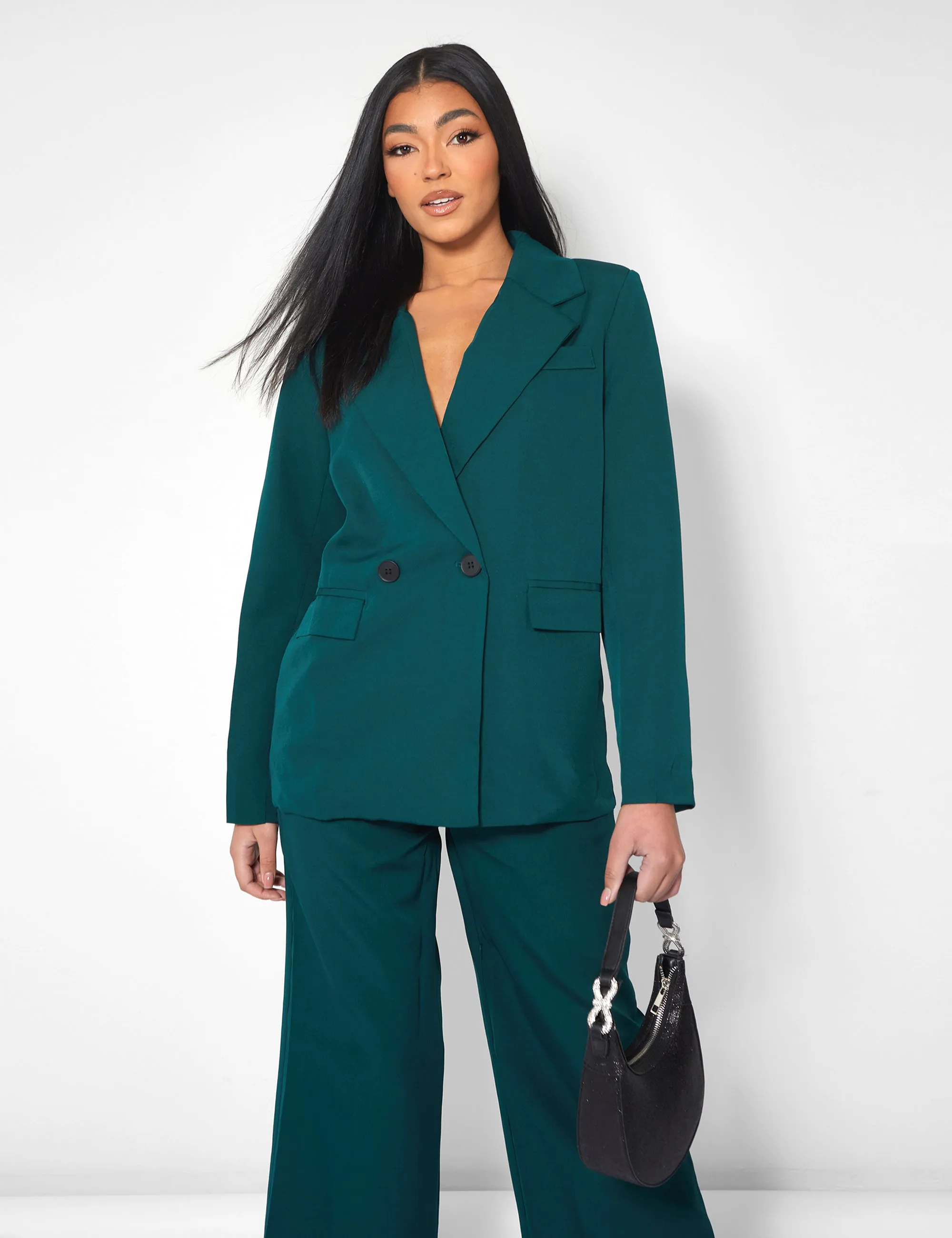 Dad Blazer Forest Green sold by Public Desire product image thumbnail 4