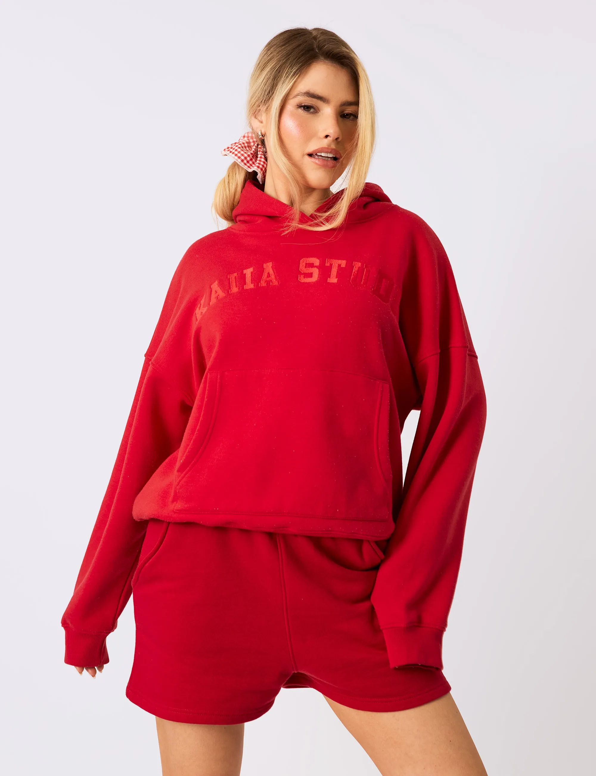 Kaiia Studio Oversized Hoodie Red sold by Public Desire