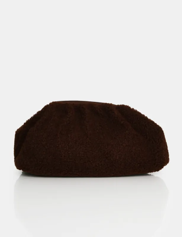 Compatible Brown Teddy Clutch Bag sold by Public Desire