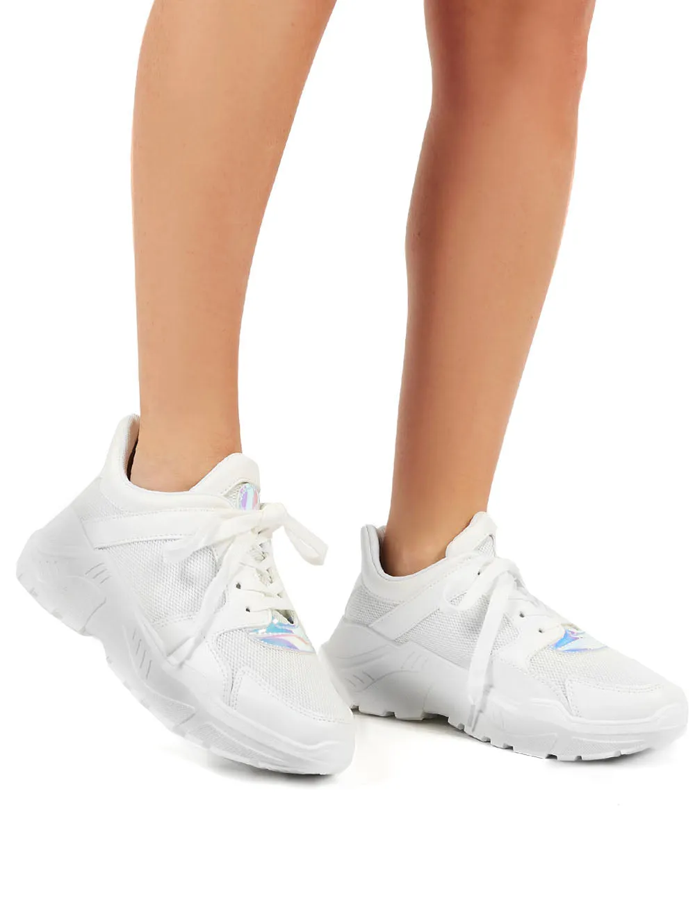 Hail White Chunky Trainer sold by Public Desire product image thumbnail 2
