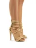 Chaser Nude PU Strappy Stiletto High Heels sold by Public Desire