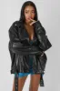 Pu Oversized Biker Jacket sold by Public Desire