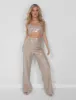 Sequin Bralet Crop Top Nude sold by Public Desire